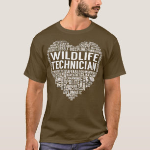 Camiseta Wildlife Technician Heart