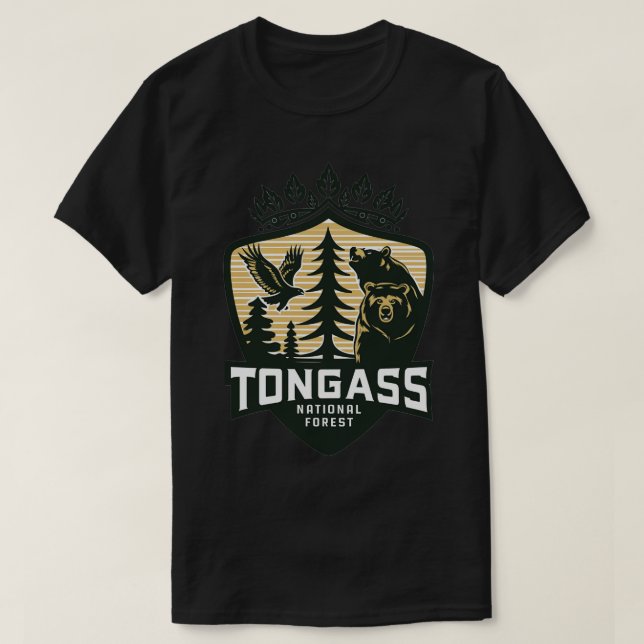 Camiseta Wildlife Tongass National Forest TSirt (Frente do Design)