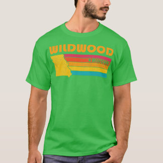 Camiseta Wildwood Missouri Vintage aflita Souvenir