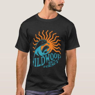 Camiseta Wildwood New Jersey Beach Frente E Trás