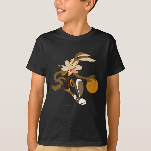 Camiseta WILE E. COYOTE™ a perfurar a concorrência (Frente)