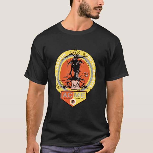 Camiseta WILE E. COYOTE™ Acme - 68% certo de que você estar (Frente)