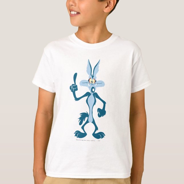 Camiseta WILE E. COYOTE™ Azul Ahã! (Frente)