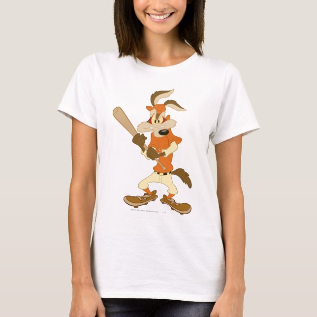 Camiseta Wile E Coyote Batter's Up (Frente)