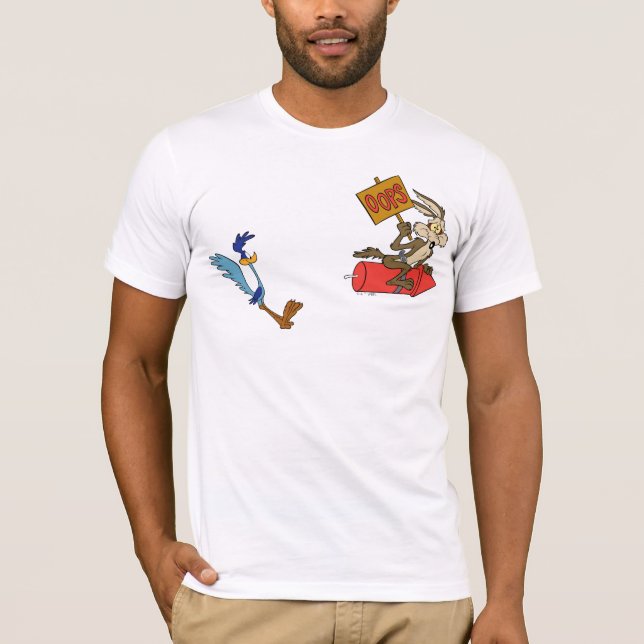Camiseta WILE E. COYOTE™ e ROAD RUNNER™ ACME Rocket (Frente)