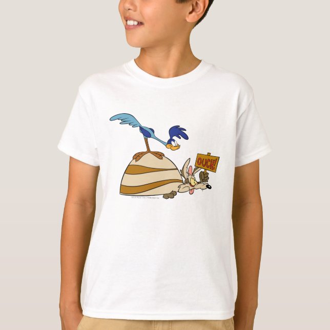 Camiseta WILE E. COYOTE™ e ROAD RUNNER™ Pedregulho (Frente)