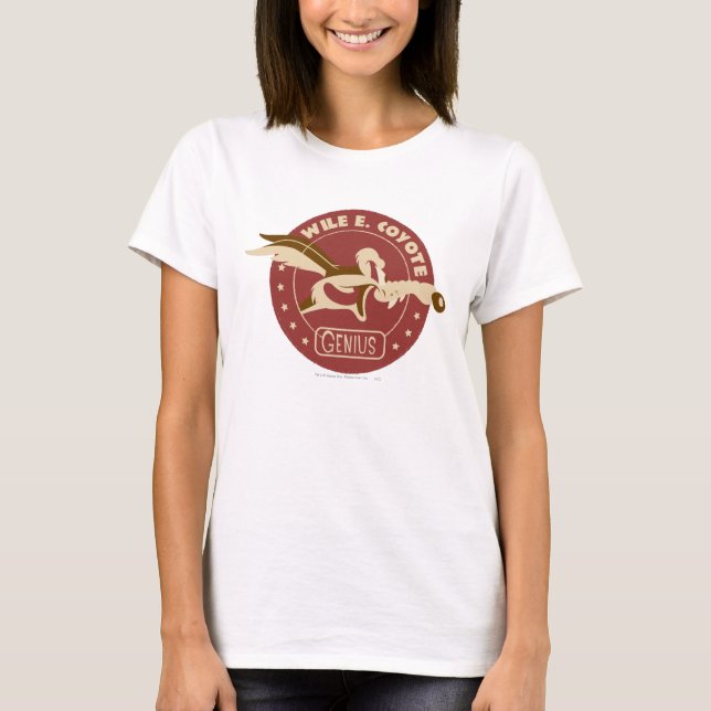 Camiseta Wile E. Coyote Genius (Frente)