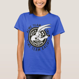 Camiseta Wile E. Equipe Coyote Acme Racing B/W