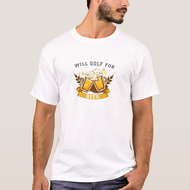 Camiseta Will GOLF para cerveja | personalizável (Frente)
