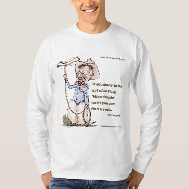 Camiseta Will Rogers & Cote Longsleeve (Frente)