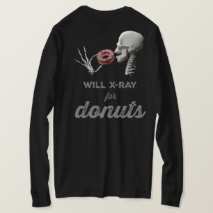 Camiseta Will X-Ray para Rosquinha e Símbolo de Radiação
