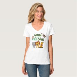 Camiseta Wille One Jungle Safari primeiro aniversario Mãe