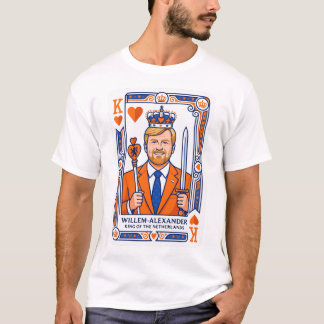 Camiseta Willem-Alexander Speelkaart - Hartenkoning Konings