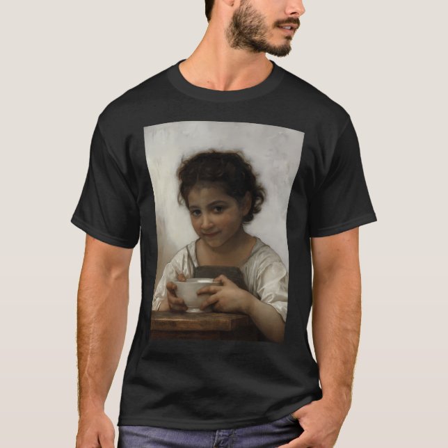 Camiseta William Adolphe Bouguereau La Soupe Au (Frente)