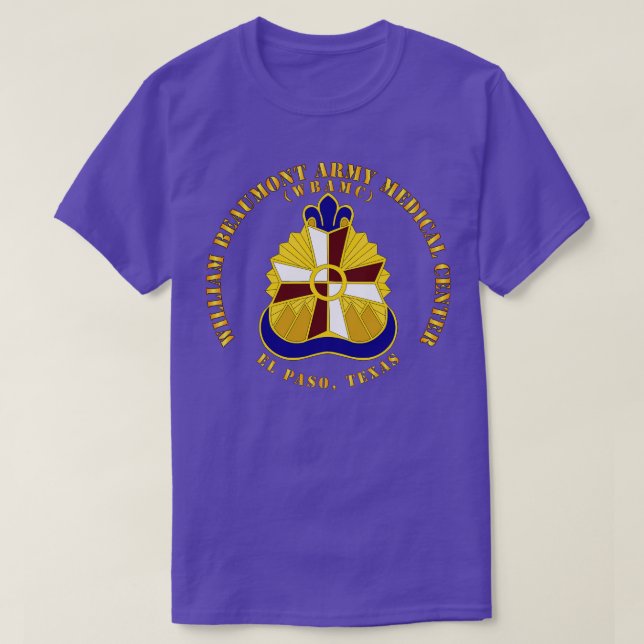 Camiseta William Beaumont Centro Médico El Paso Texas (Frente do Design)