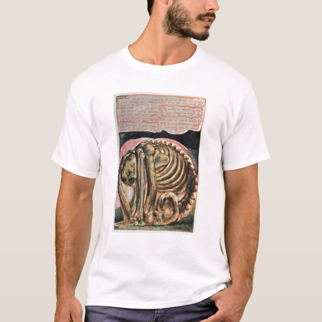 Camiseta William Blake | a criação de Urizen no material (Frente)