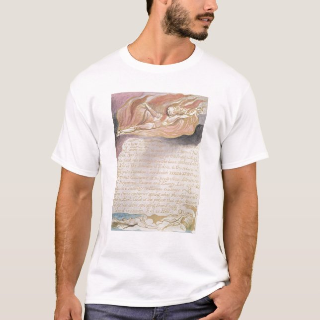 Camiseta William Blake | "como um céu novo é começado " (Frente)