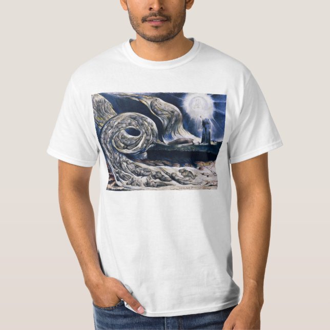 Camiseta William Blake o t-shirt do remoinho dos amantes (Frente)