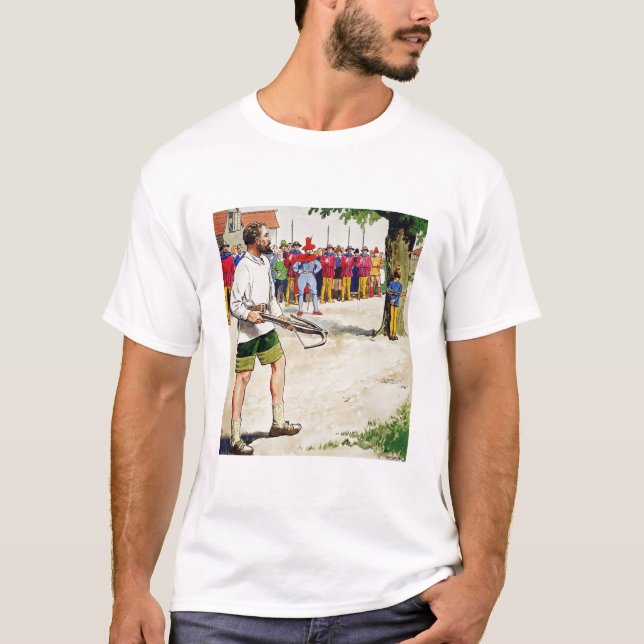 Camiseta William diz, das "espreitadelas no passado", (Frente)