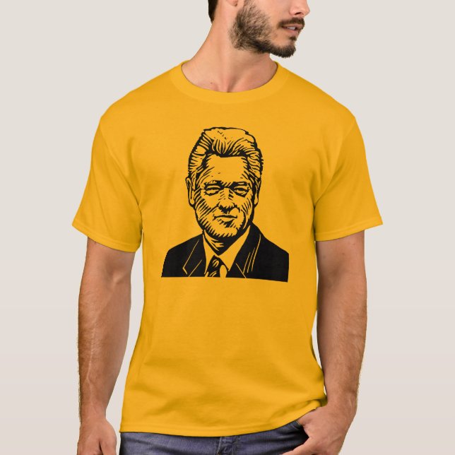 Camiseta William Jefferson Clinton "42" T (Frente)