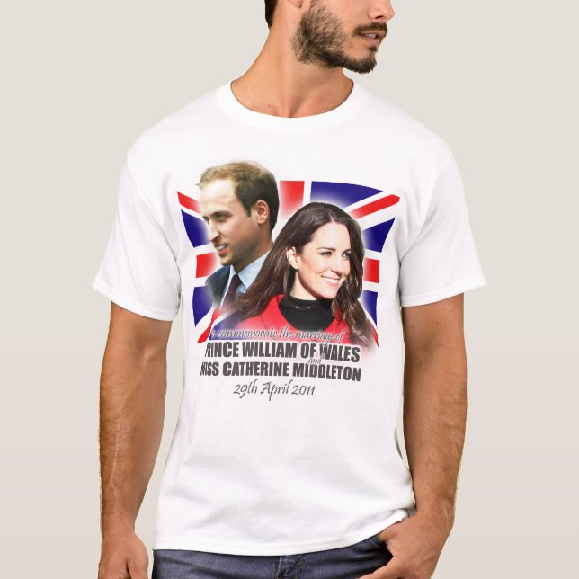 Camiseta William & Kate Royal Wedding T-Shirt (Frente)