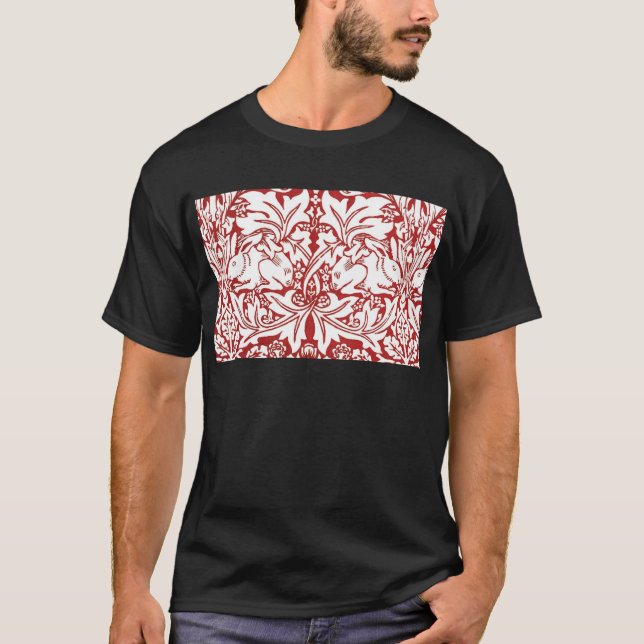 Camiseta William Morris - coelho de Brer (Frente)