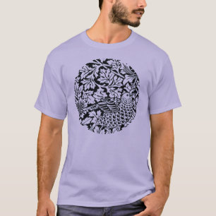 Camiseta William Morris Floral Pattern Bird Anenome