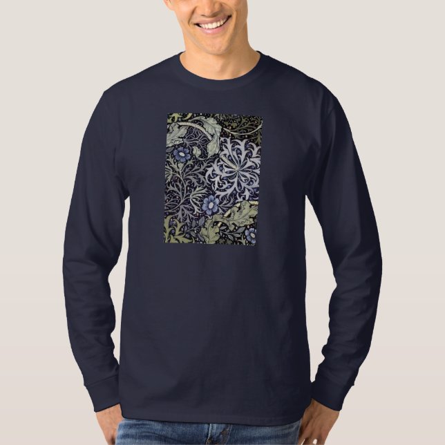 Camiseta William Morris - flores (Frente)
