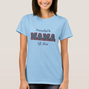 Camiseta William Morris Strawberry Thief Patterno New Mama
