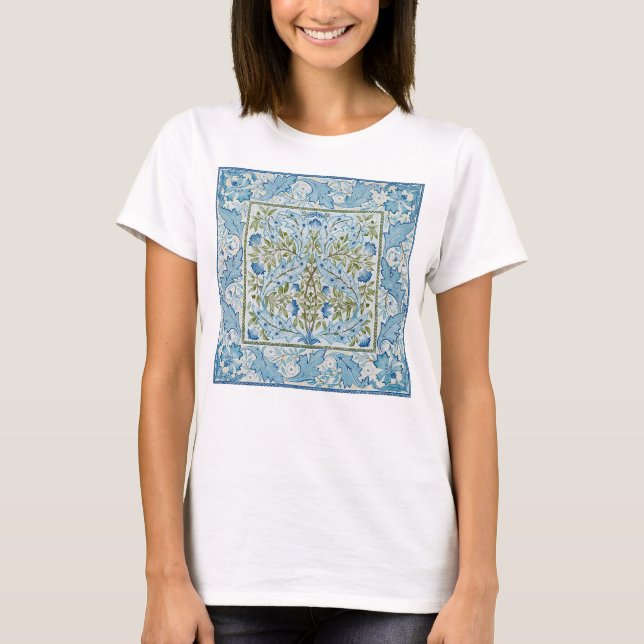 Camiseta William Morris & Wilhelmina Style Impressões (Frente)
