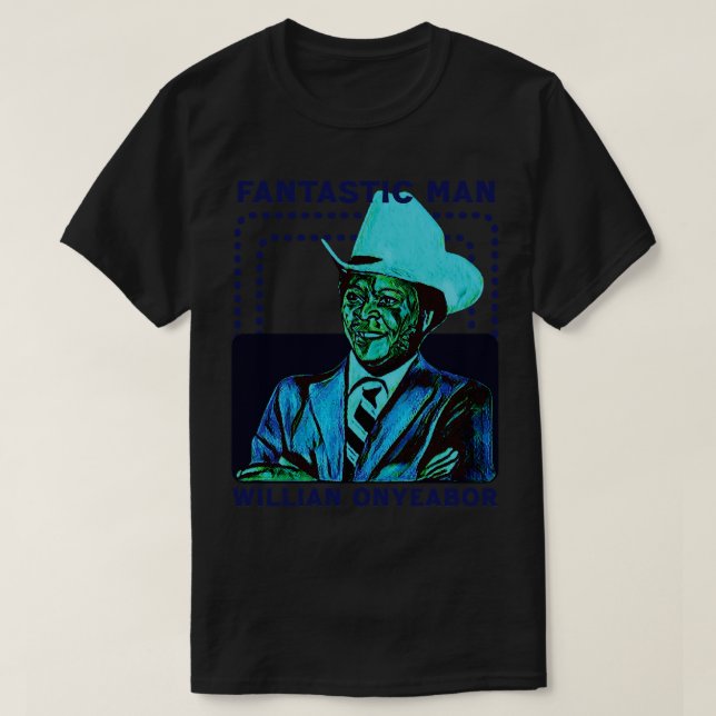 Camiseta William Onyeabor Fantastic Man (Frente do Design)