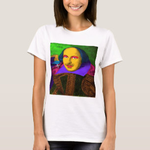 Camiseta William Shakespeare Pop Art