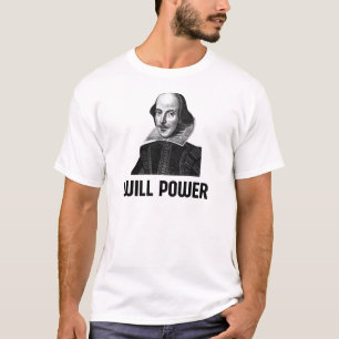 Camiseta William Shakespeare Will Power