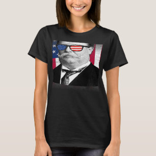 Camiseta William Taft USA Flag Patriótico American Flag 4º