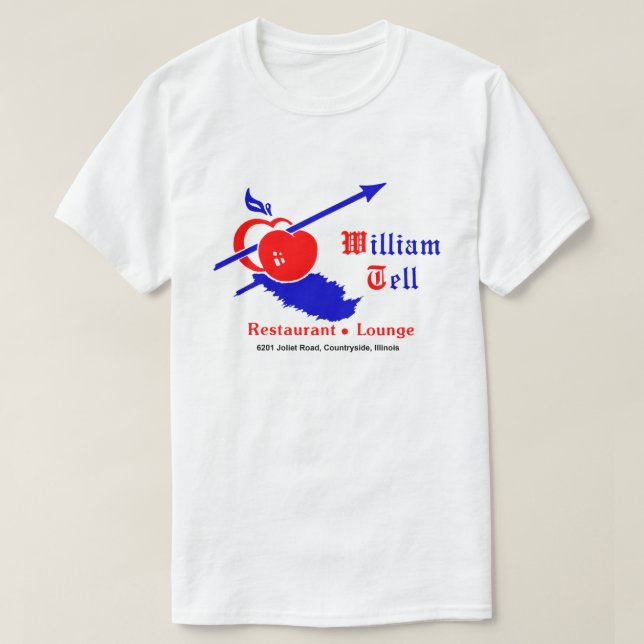 Camiseta William tell Restaurant, Lounge (Frente do Design)