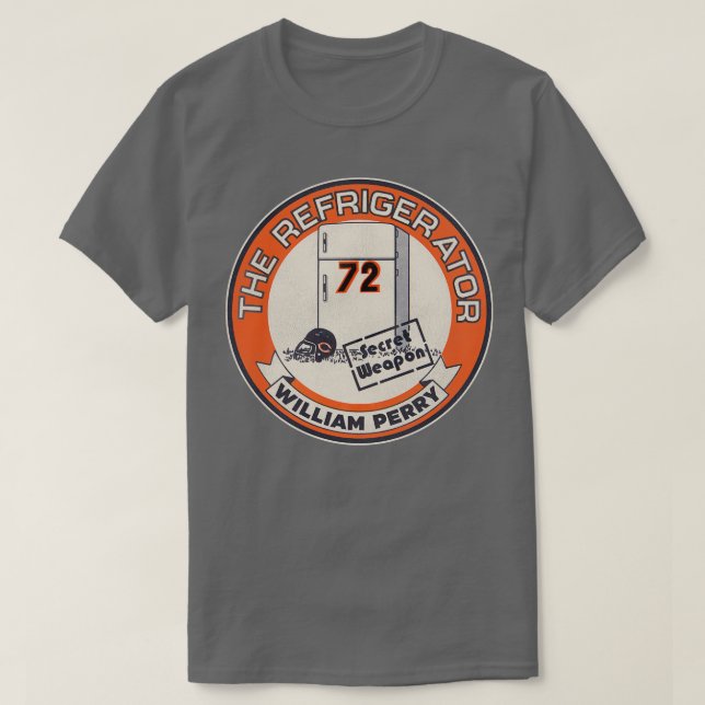 Camiseta William The Refrigerator Perry (Frente do Design)