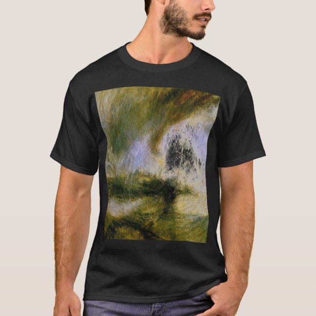 Camiseta william Turner - tempestade de neve (Frente)