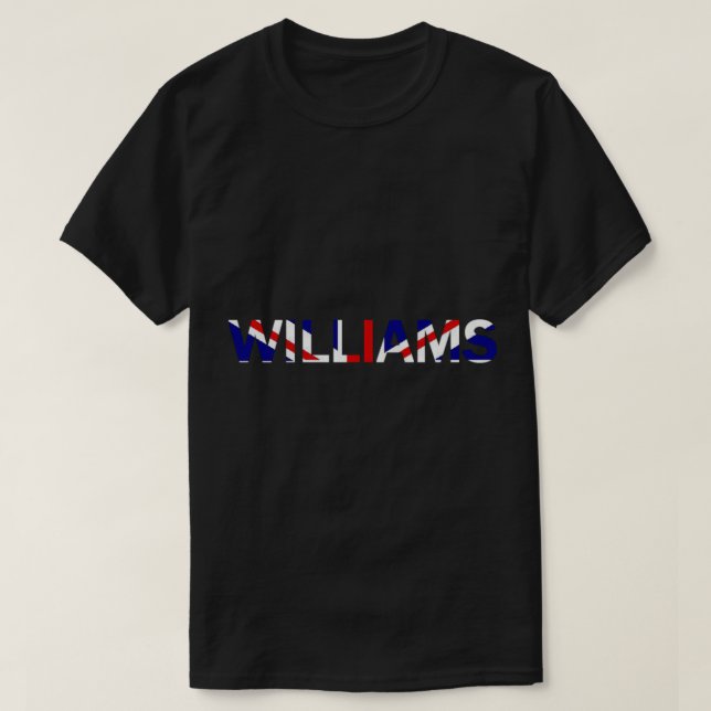 Camiseta williams (Frente do Design)