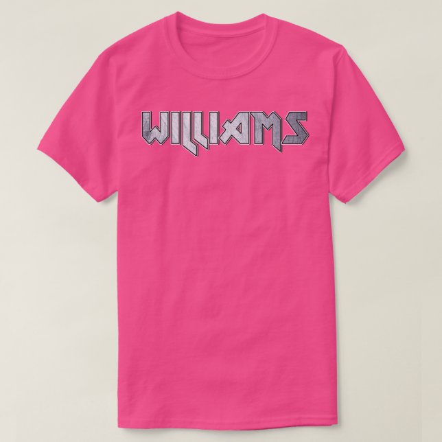 Camiseta Williams de metal pesado (Frente do Design)