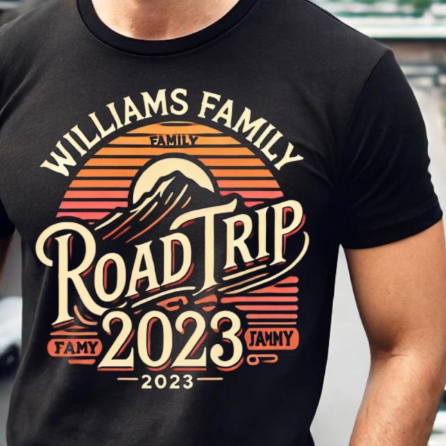 Camiseta Williams Family Road Trip 2023 (Criador carregado)