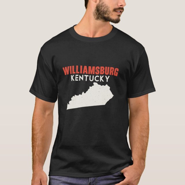 Camiseta Williamsburg Kentucky EUA State America Viagem Ken (Frente)