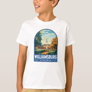 Camiseta Williamsburg Virginia Viagem Art Vintage