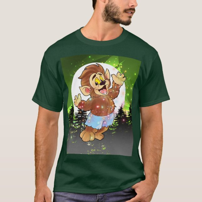 Camiseta Willie o Lobo em Verde (Frente)