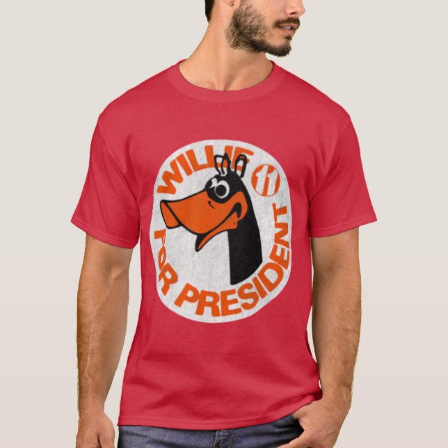 Camiseta Willie, o Pato do Presidente (Frente)