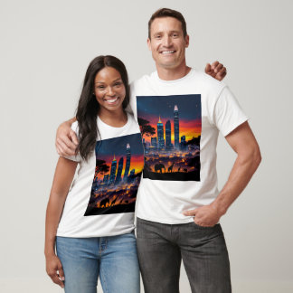 Camiseta Willife City Skyline Sunset T-Shirts