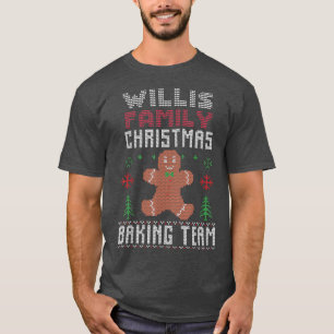 Camiseta Willis Family Baking Team Combinação de Natal