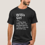 Camiseta WILLIS GIRL TX TEXAS Funny City Home Roots Gift<br><div class="desc">Legal nascer na cidade ou trabalho de arte para "Willis Girl TX Texas" nativo. É um presente perfeito para qualquer mulher que você queira surpreender. Comprar o design agora!</div>