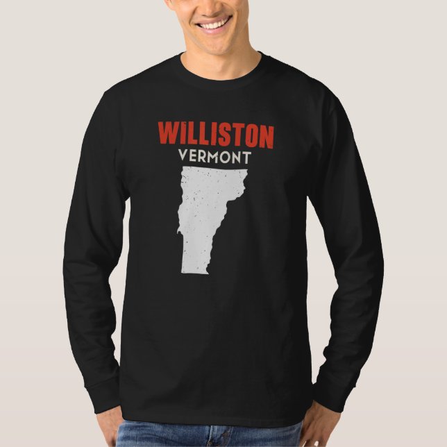 Camiseta Williston Vermont USA State America Travel Vermont (Frente)