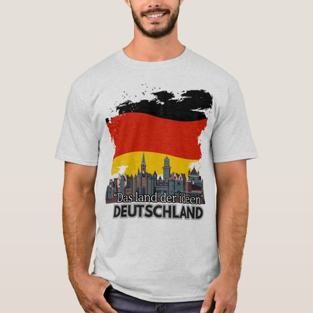 Camiseta Willkommen nach deutschland (Frente)