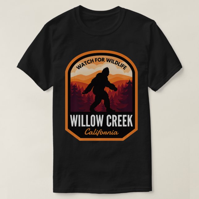 Camiseta Willow Creek California (Frente do Design)